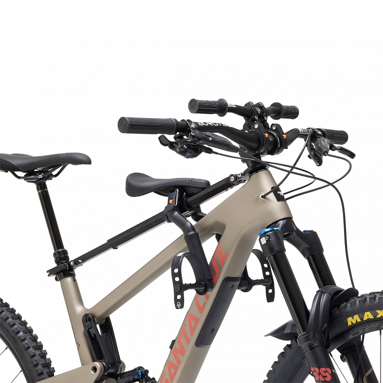 Kids Ride Shotgun Pro Evo Child Bike Seat + Handlebars Combo-BRINK
