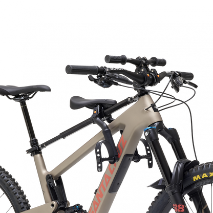 Kids Ride Shotgun Pro Evo Child Bike Seat + Handlebars Combo-BRINK