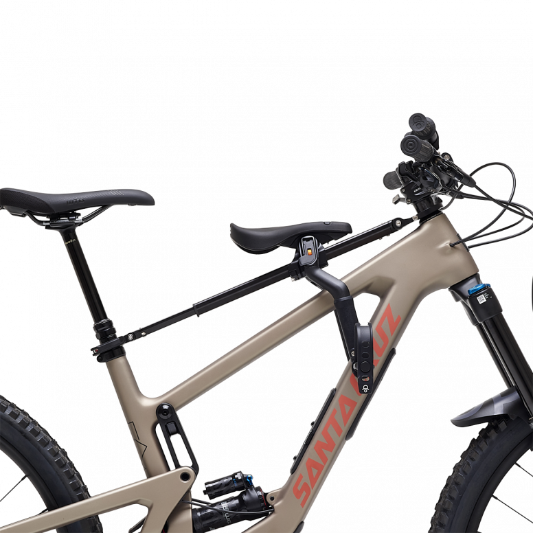 Kids Ride Shotgun Pro Evo Child Bike Seat + Handlebars Combo-BRINK