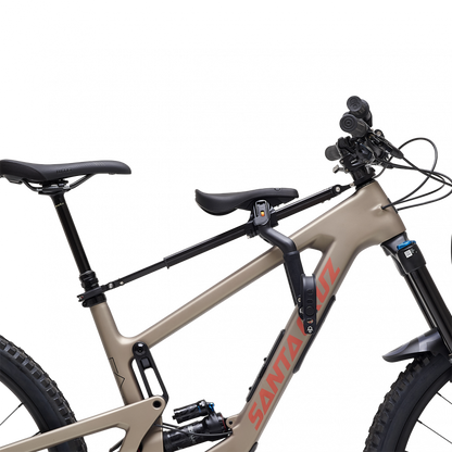Kids Ride Shotgun Pro Evo Child Bike Seat + Handlebars Combo-BRINK