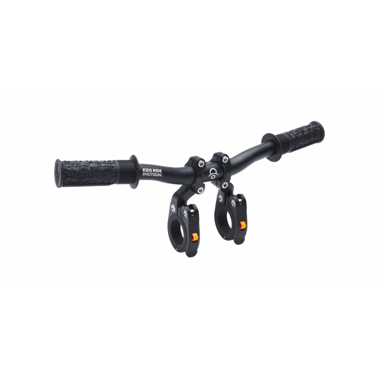 Kids Ride Shotgun Pro Evo Child Bike Seat + Handlebars Combo-BRINK
