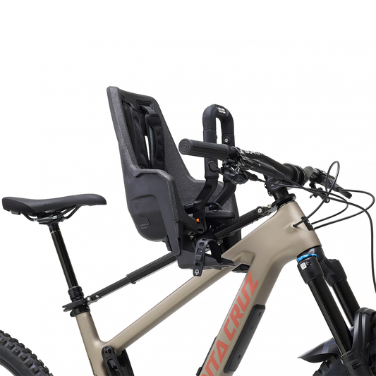 Kids Ride Shotgun Pro Evo Child Bike Seat + Handlebars Combo-BRINK