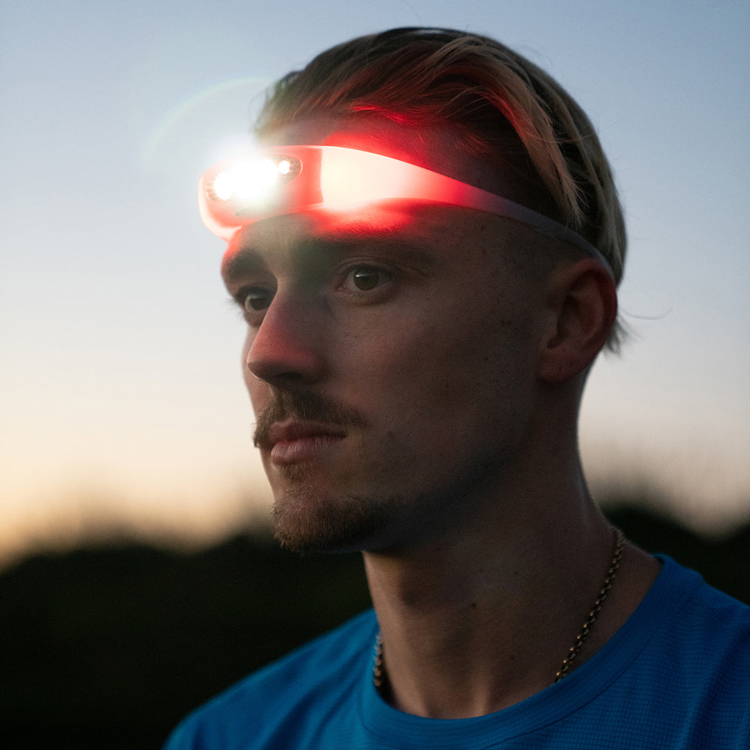 Knog Bilby Run Light 400 Headlamp - Grape-BRINK
