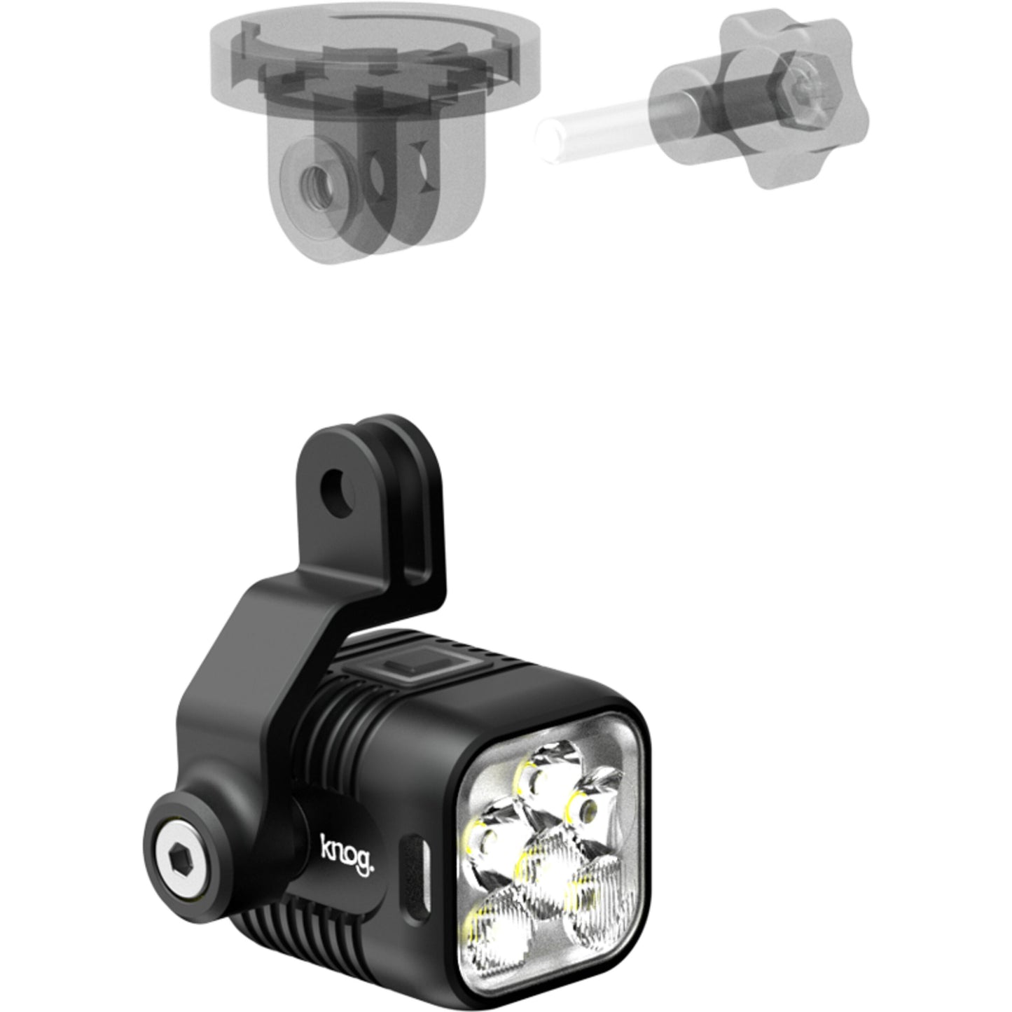 Knog Blinder Light E & X GoPro Mount Small-BRINK