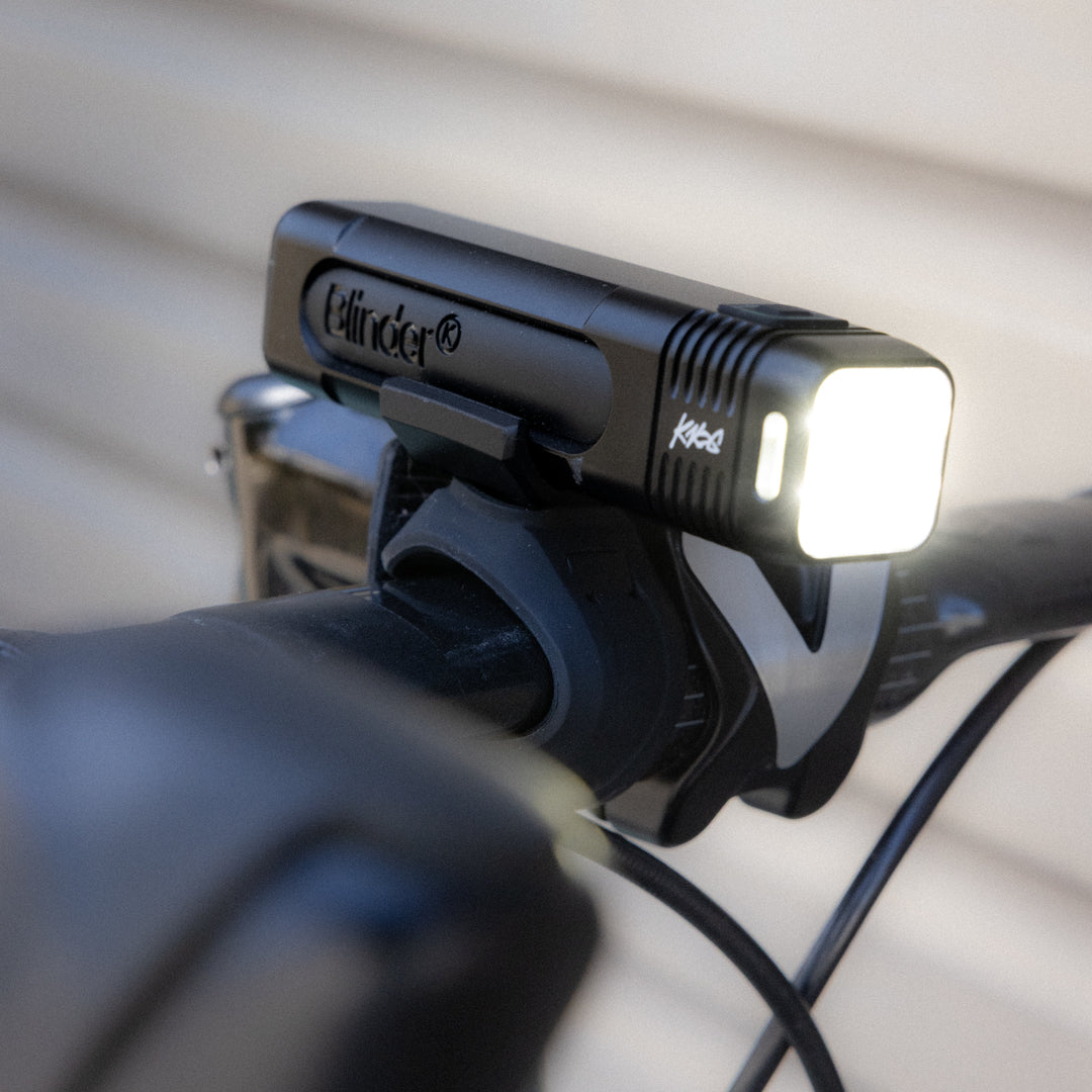 Knog Blinder Pro 1000 Front Light + Blinder Square Rear Light-BRINK