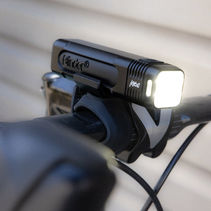 Knog Blinder Pro 1000 Front Light + Blinder Square Rear Light-BRINK