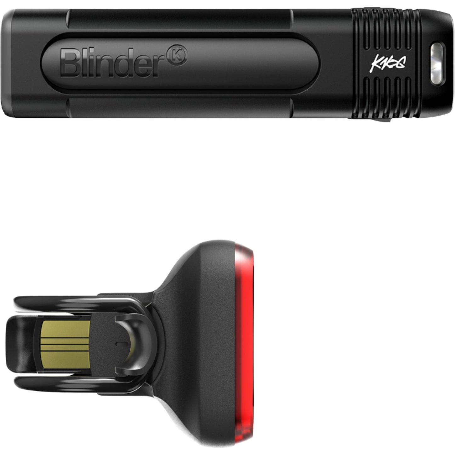Knog Blinder Pro 1000 Front Light + Blinder Square Rear Light-BRINK