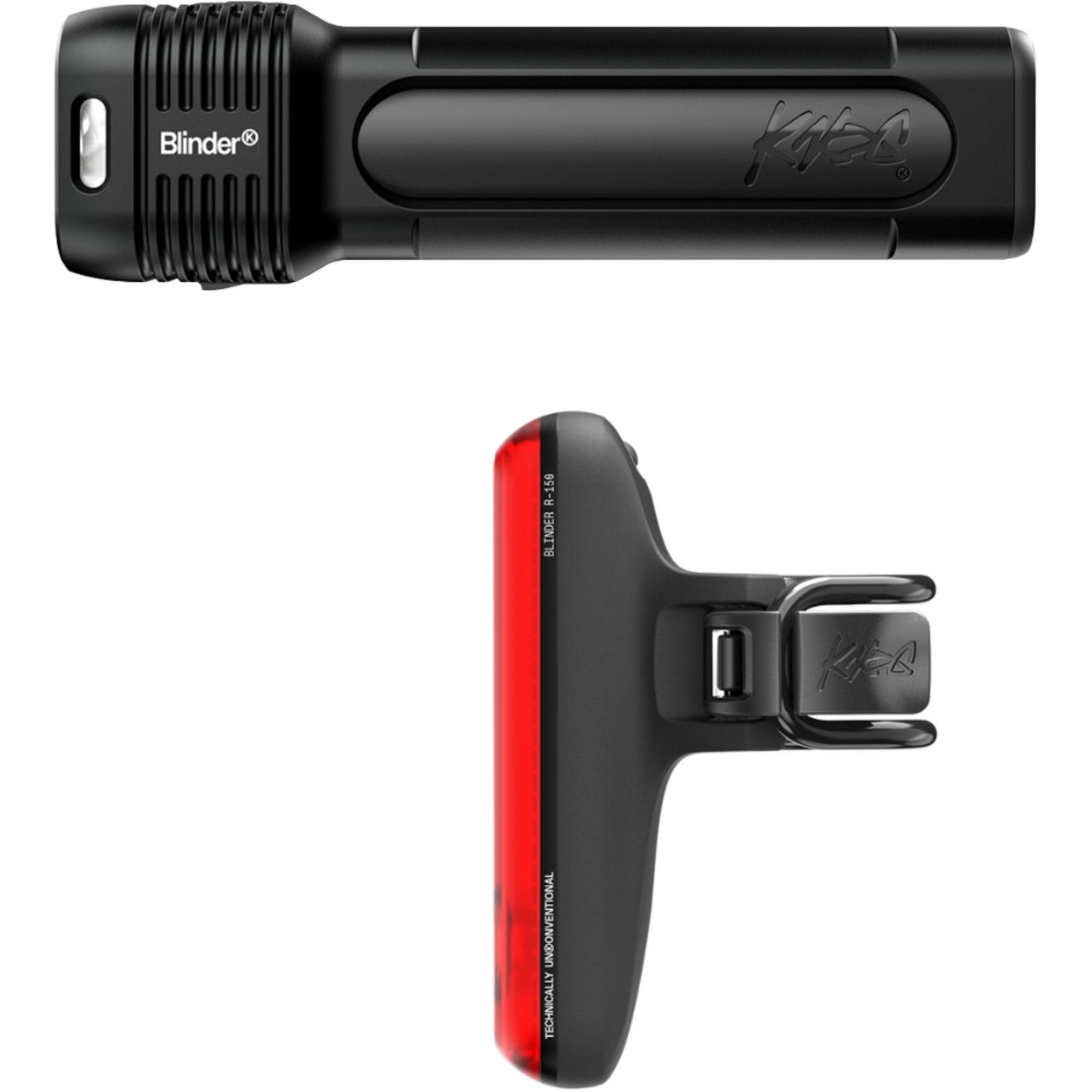 Knog Blinder Pro 1400 Front Light + R150 Rear Light-BRINK