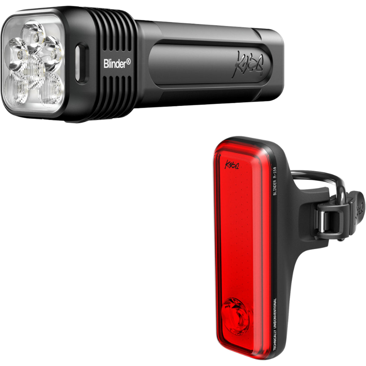 Knog Blinder Pro 1400 Front Light + R150 Rear Light-BRINK