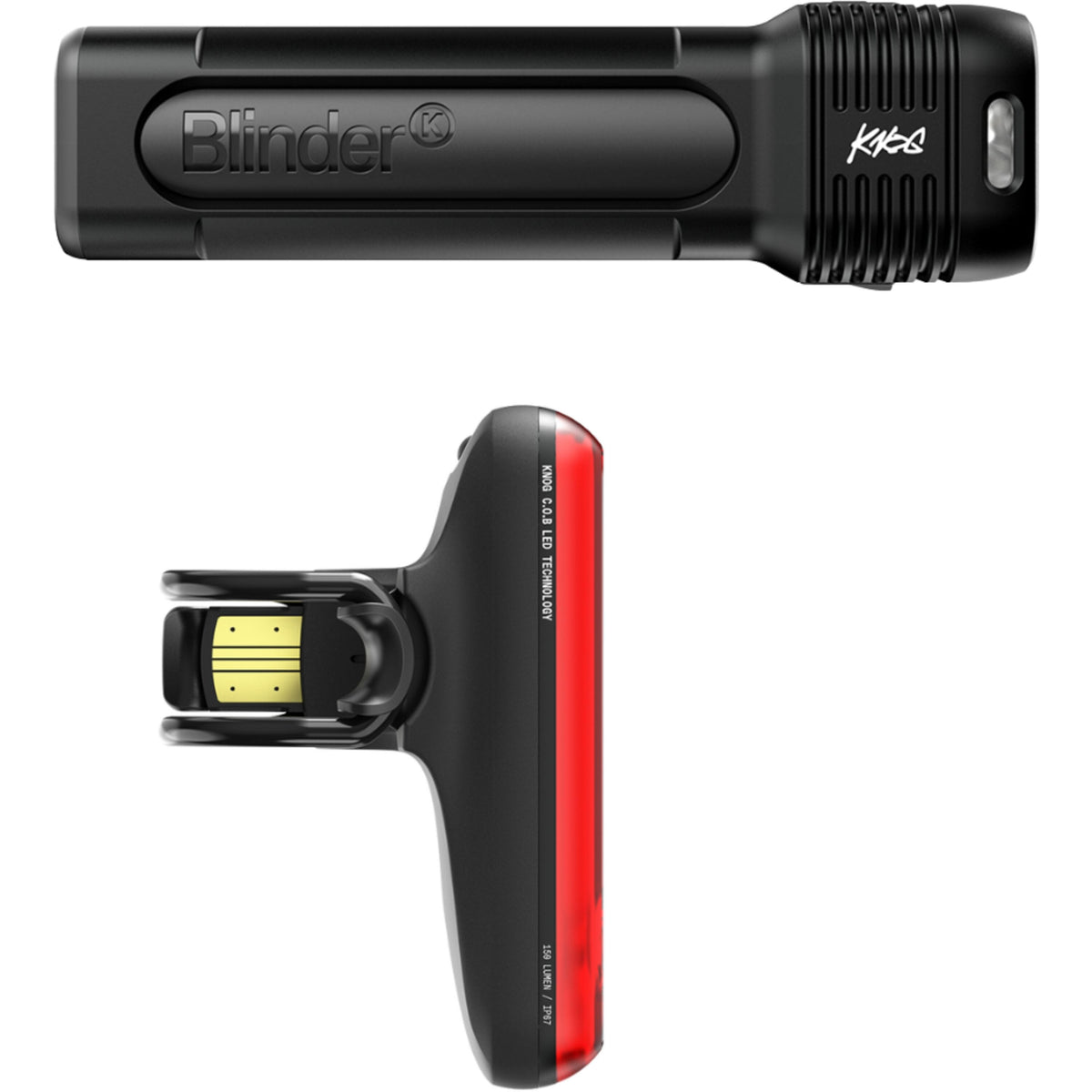 Knog Blinder Pro 1400 Front Light + R150 Rear Light-BRINK