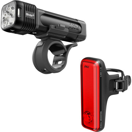 Knog Blinder Pro 1400 Front Light + R150 Rear Light-BRINK