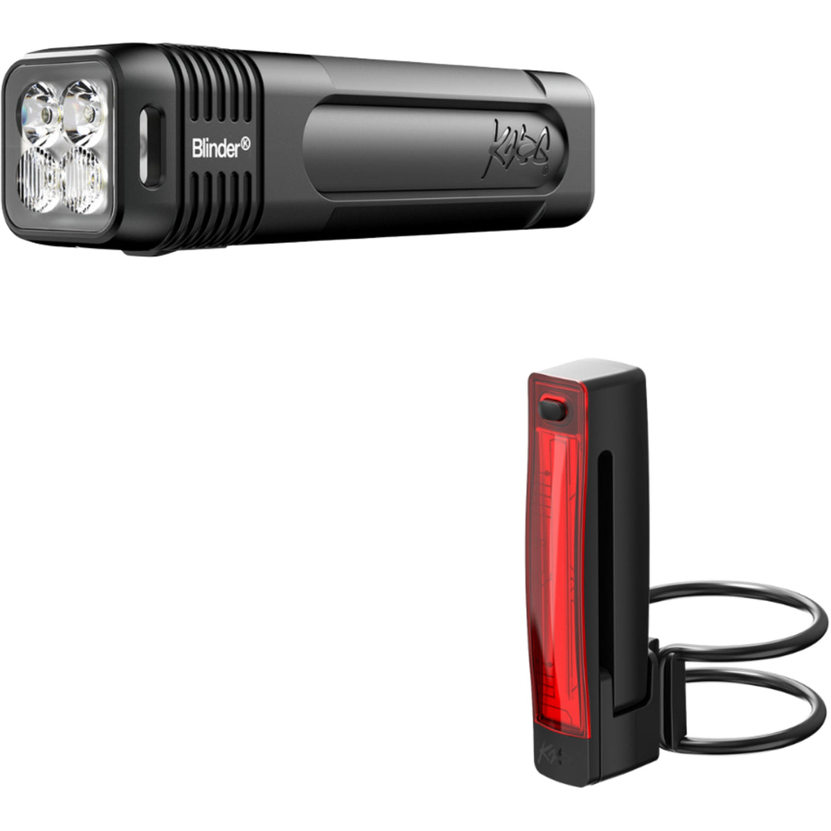 Knog Blinder Pro 700 Front Light + Plus Rear Light-BRINK