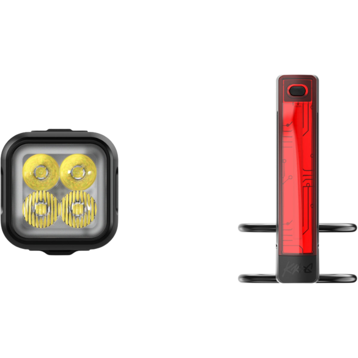 Knog Blinder Pro 700 Front Light + Plus Rear Light-BRINK