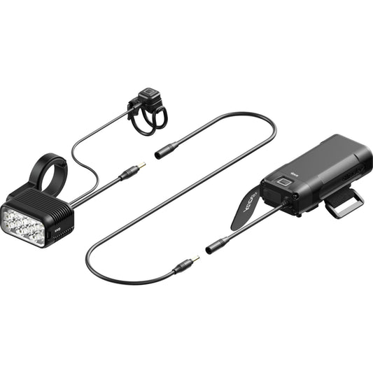 Knog Blinder X 1800 Front Light + 10,000 mAh Battery Pack-BRINK