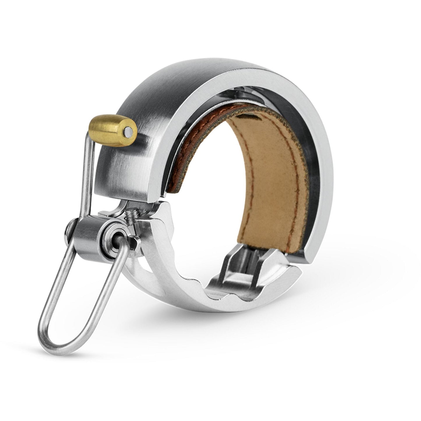 Knog Oi Luxe Bell-Large-Silver-BRINK