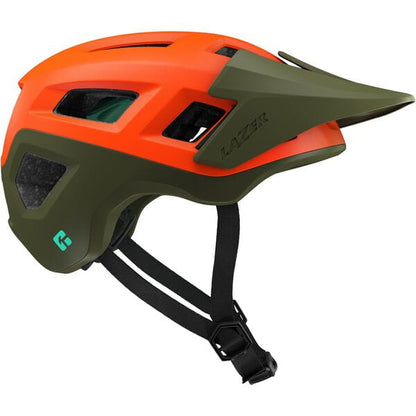 Lazer Coyote KinetiCore Helmet-S-Orange / Green-BRINK