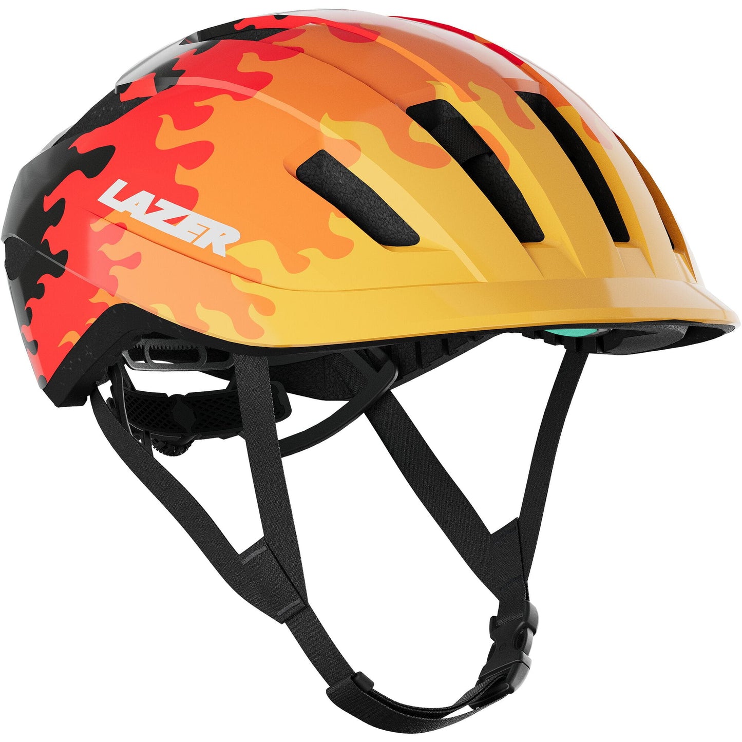 Lazer J1 KinetiCore Helmet-One Size-Red Flames-BRINK
