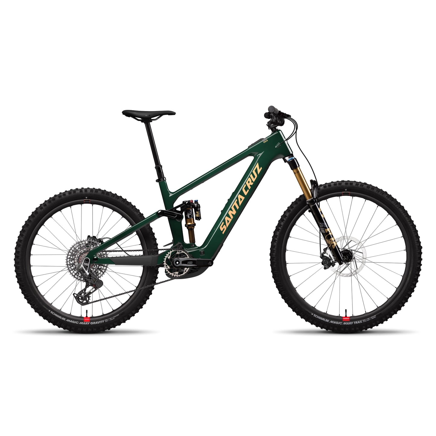 Santa Cruz Vala CC 2025-E-Bikes-S-Midnight Green-X0 AXS-BRINK