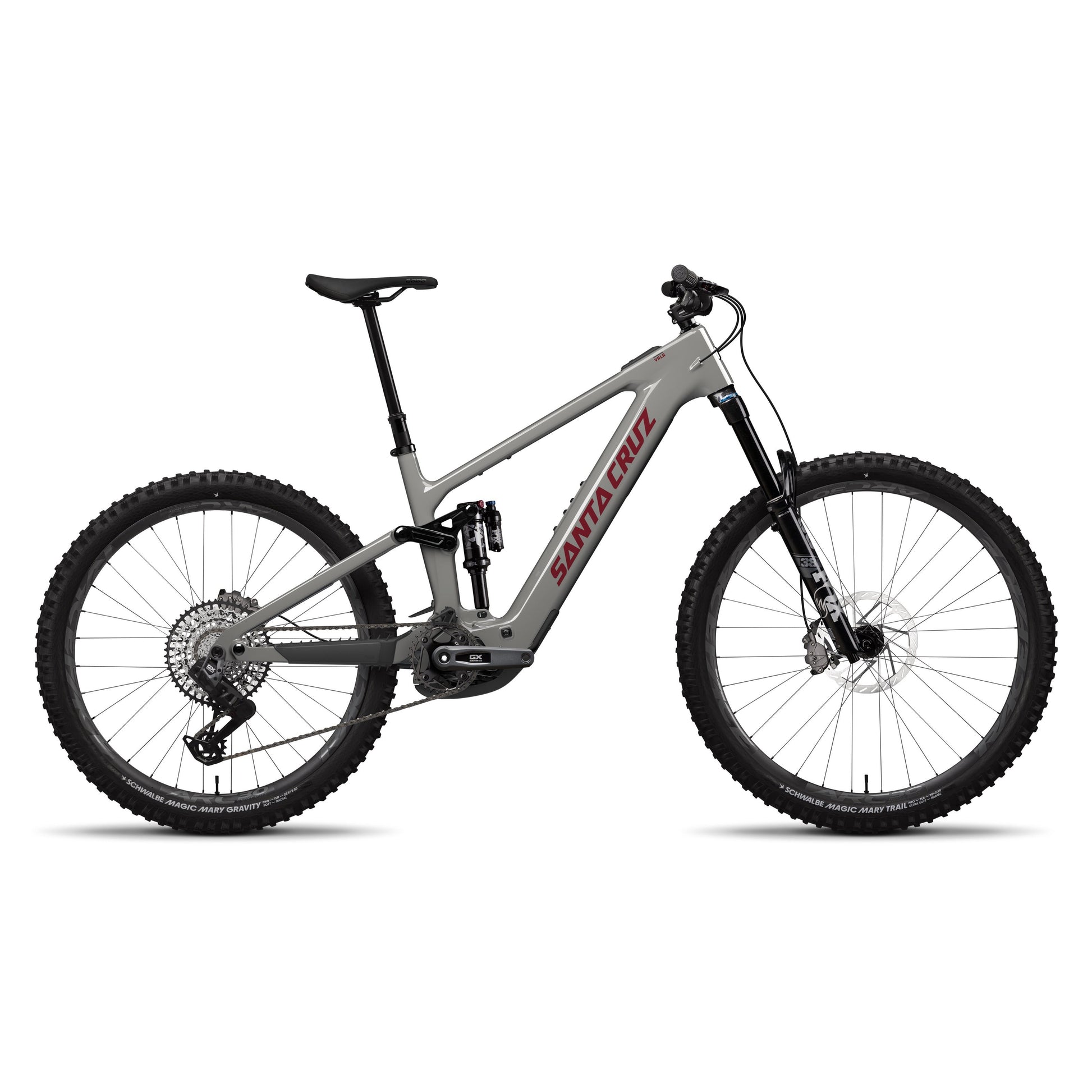 Santa Cruz Vala C 2025-E-Bikes-S-Gloss Grey-GX AXS-BRINK