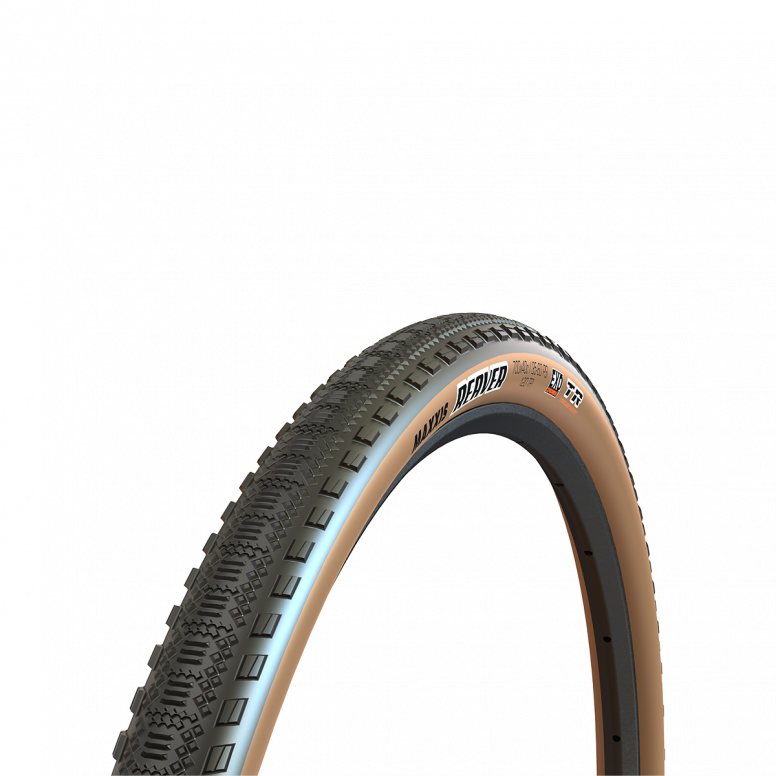 Maxxis Reaver Gravel Tyre, Tubeless EXO Dual Compound-700x45 TAN-BRINK