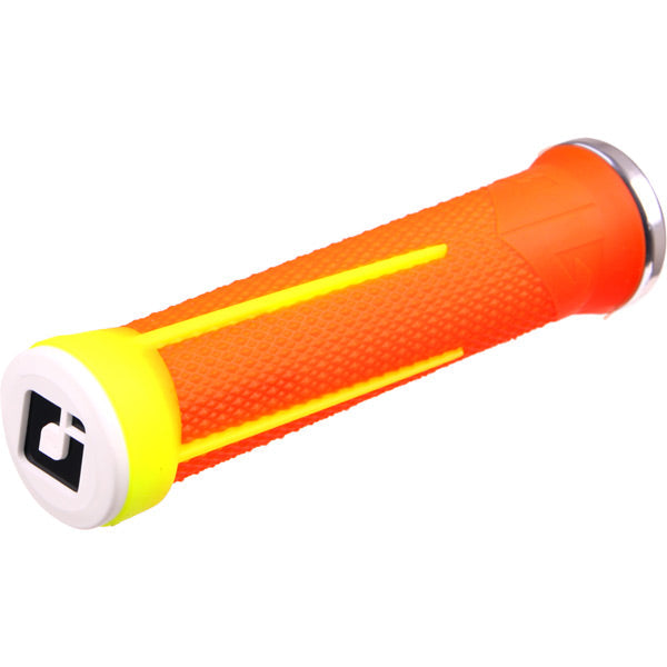 ODI AG1 Lock On Grips-135 mm-Orange / Yellow-BRINK