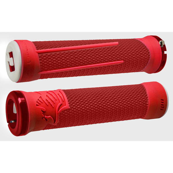 ODI AG2 v2.1 Lock On Grips-135 mm-Red / Red-BRINK