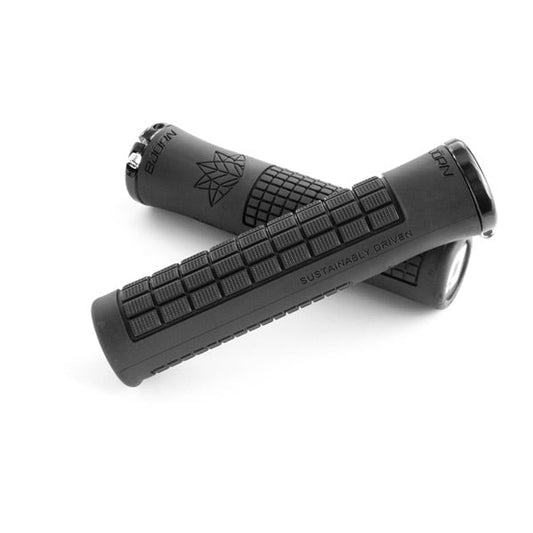 ODI Bjorn Lock On Grips-130 mm-Black (made from recycled grips)-BRINK