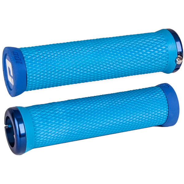 ODI Elite Motion Lock On Grips-130 mm-Blue-BRINK