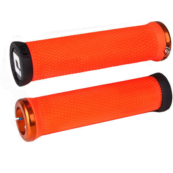 ODI Elite Motion Lock On Grips-130 mm-Orange-BRINK