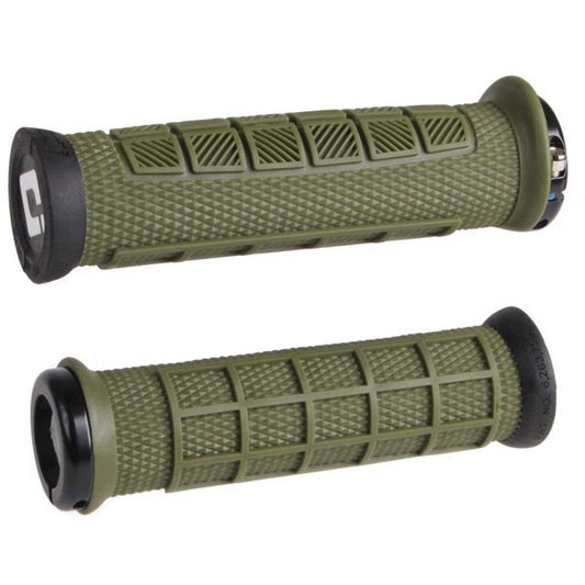 ODI Elite Pro Lock On Grips-130 mm-Army Green-BRINK