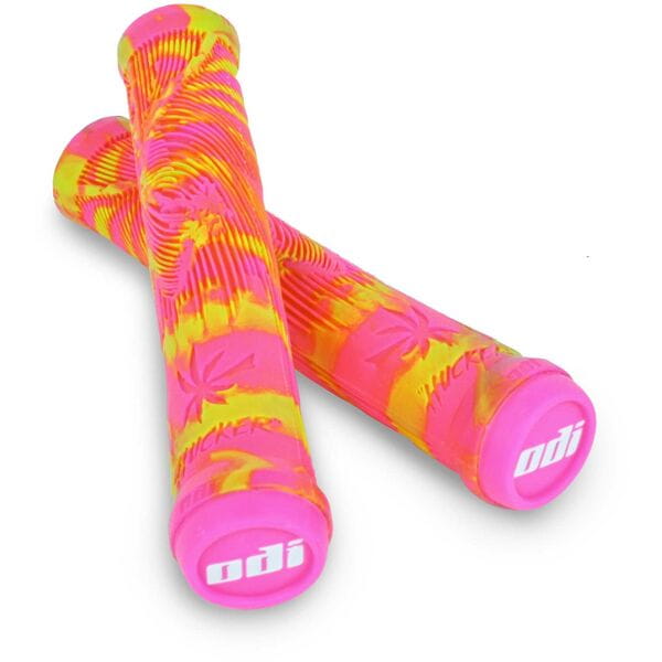 ODI Hucker Grips-160 mm-Pink / Yellow-BRINK