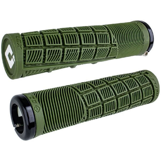 ODI Reflex Lock On Grips-135 mm-Army Green-BRINK