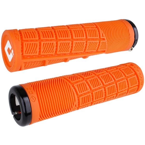 ODI Reflex XL Lock On Grips-135 mm-Orange-BRINK