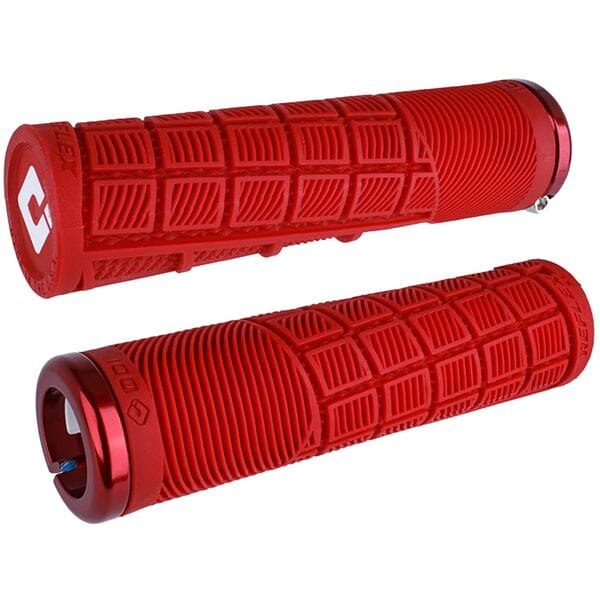 ODI Reflex XL Lock On Grips-135 mm-Red-BRINK