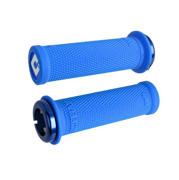 ODI Ruffian Mini Lock On Grips-110 mm-Blue-BRINK