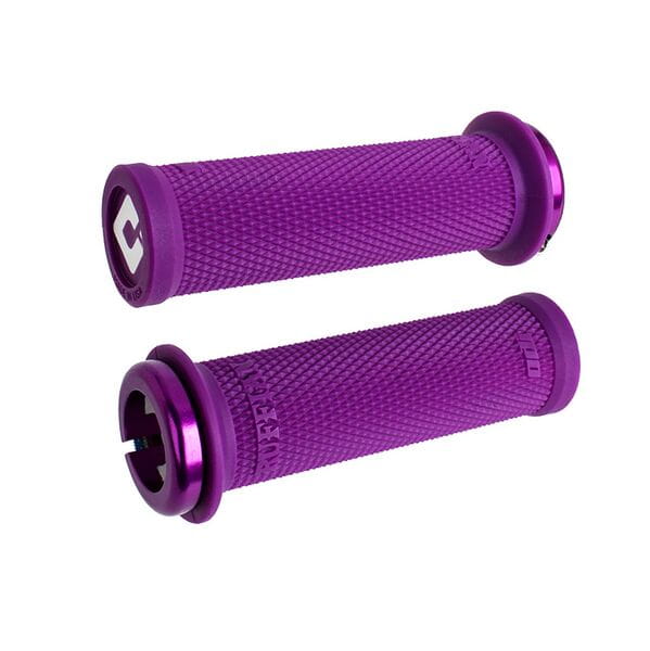 ODI Ruffian Mini Lock On Grips-110 mm-Purple-BRINK