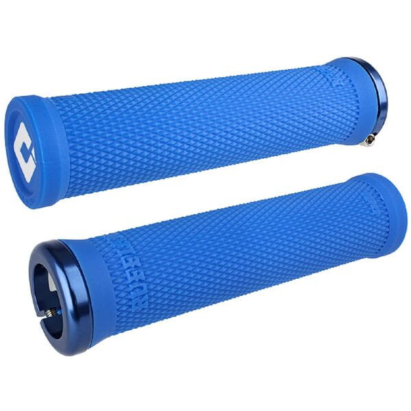 ODI Ruffian v2.1 Lock On Grips-135 mm-Medium Blue-BRINK