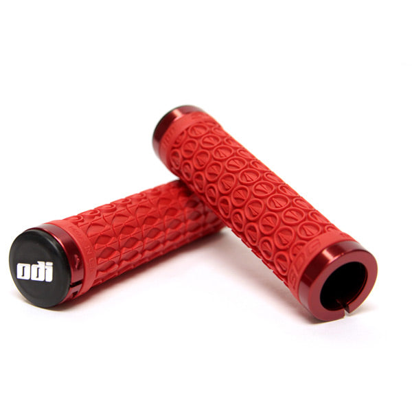 ODI SDG Lock On Grips-130 mm-Red / Black-BRINK