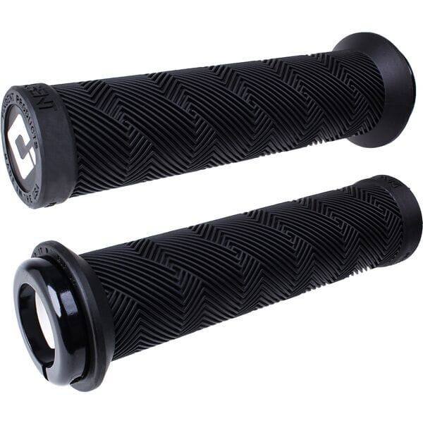 ODI Tangent Contour Lock On Grips-135 mm-Black-BRINK