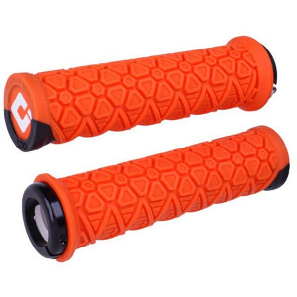 ODI Vanquish Lock On Grips-135 mm-Orange-BRINK