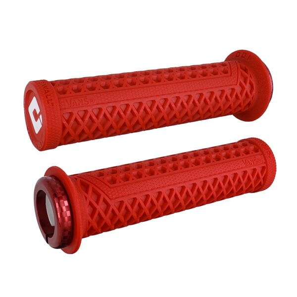 ODI Vans v2.1 Lock On Grips-135 mm-Red-BRINK