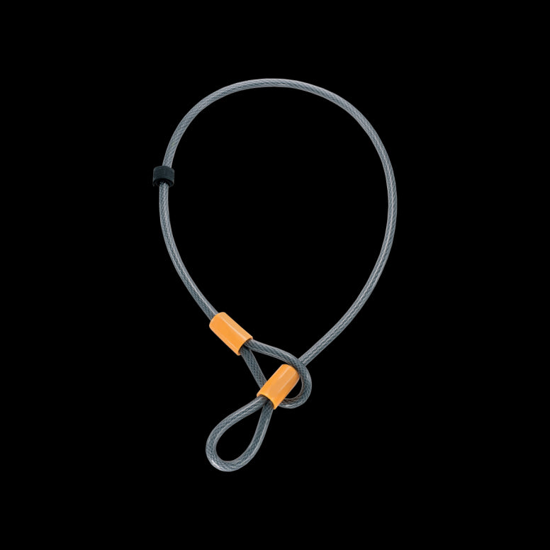 OnGuard Akita Cable-10mm x 120cm-Black / Yellow-BRINK