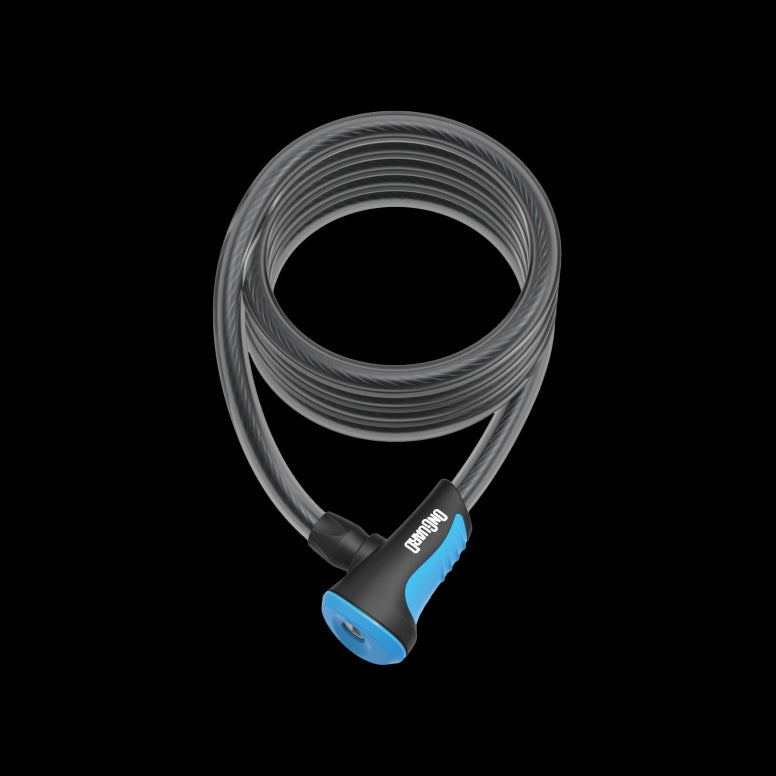 OnGuard Cable Lock Neon 120-12mm x 120cm-Blue-BRINK