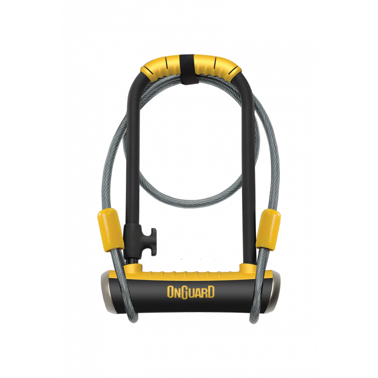 OnGuard Pitbull DT Lock-230mm-Black / Yellow-Secured by Design - Diamond-BRINK