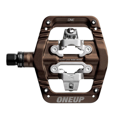 OneUp Clip Pedals, Bronze, platform view