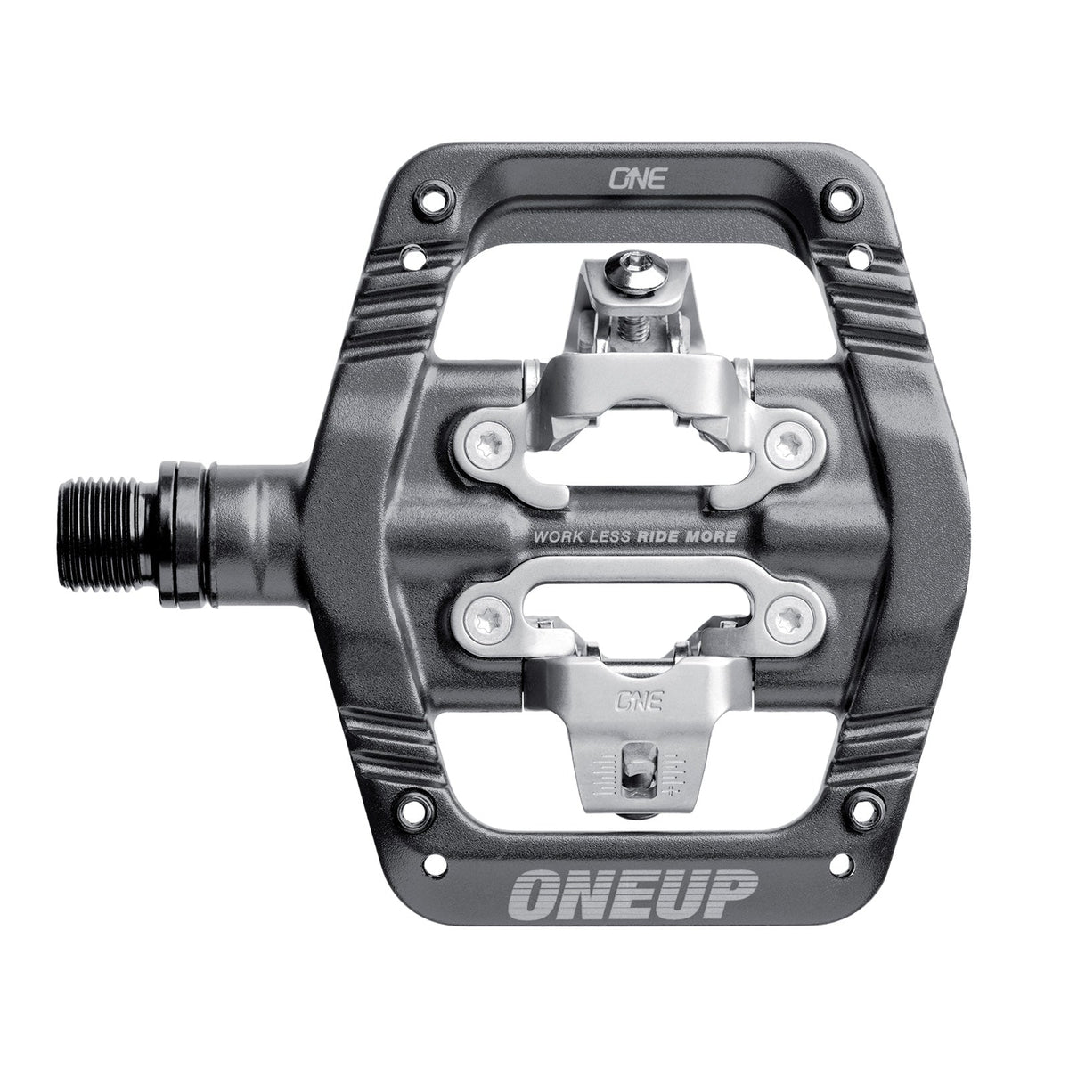 OneUp Clip Pedals, Grey, platform view