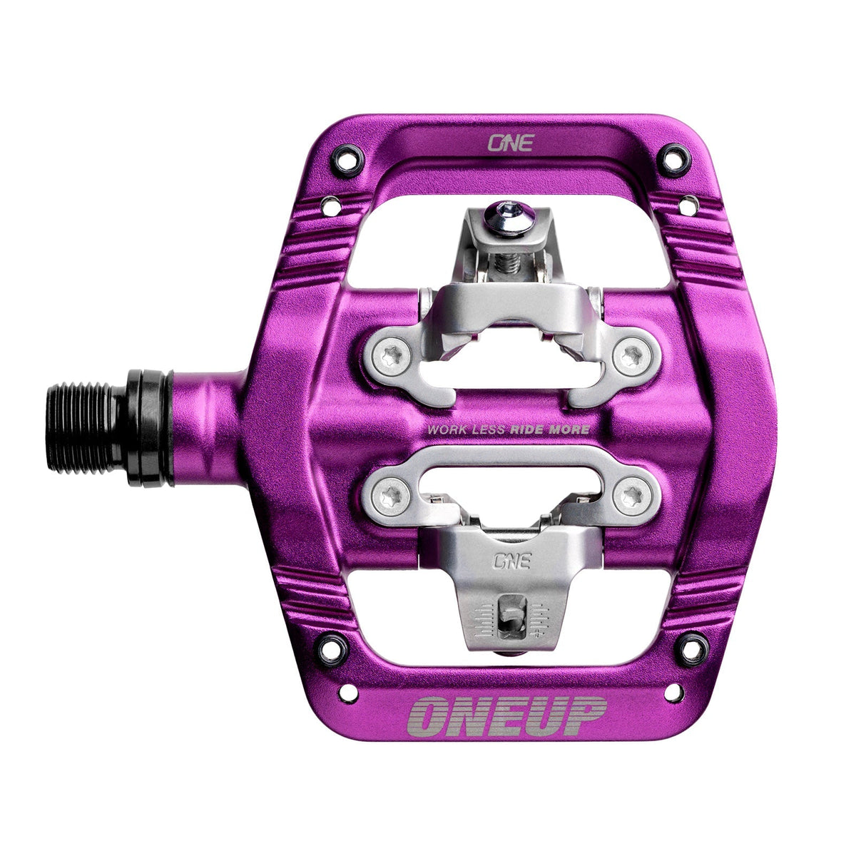 OneUp Clip Pedals, Purple, platform view
