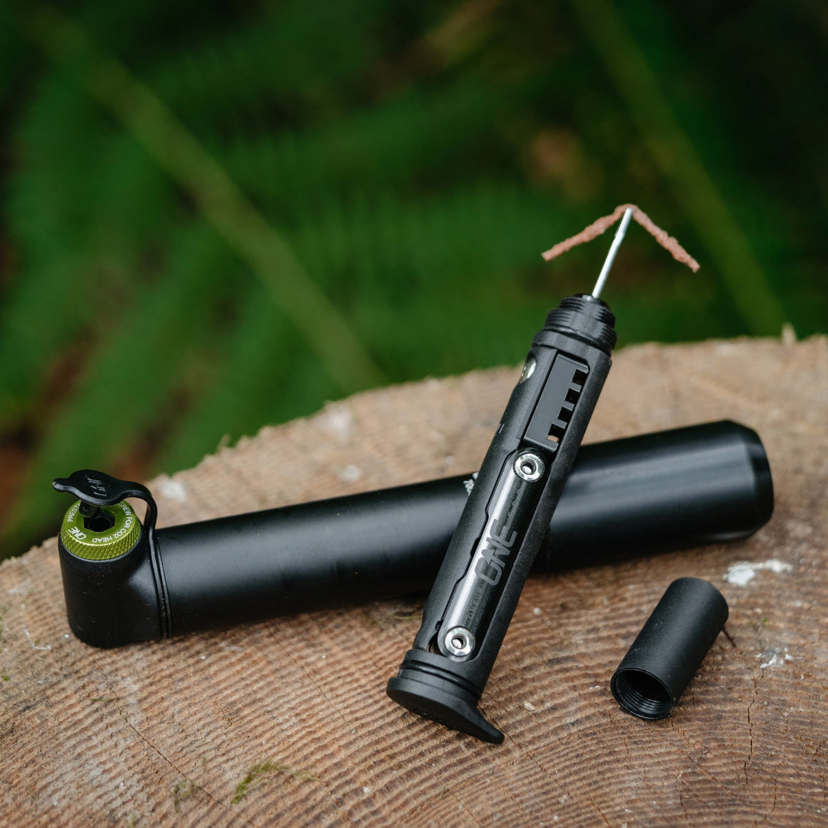OneUp 70cc EDC Pump with separately sold tool and plug setup