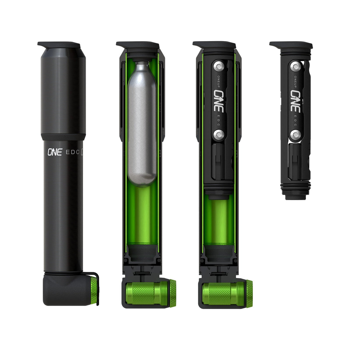 Cutaway of the 70cc EDC Pump showing alternative storage arrangements