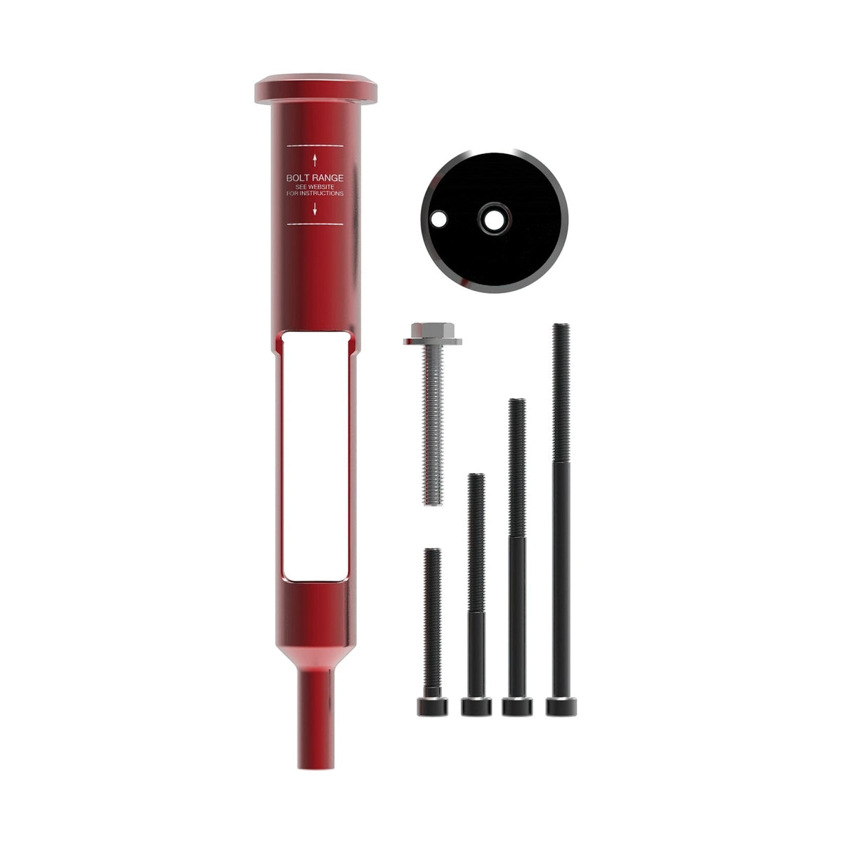 OneUp EDC Threadless Carrier (No Tool) in Red